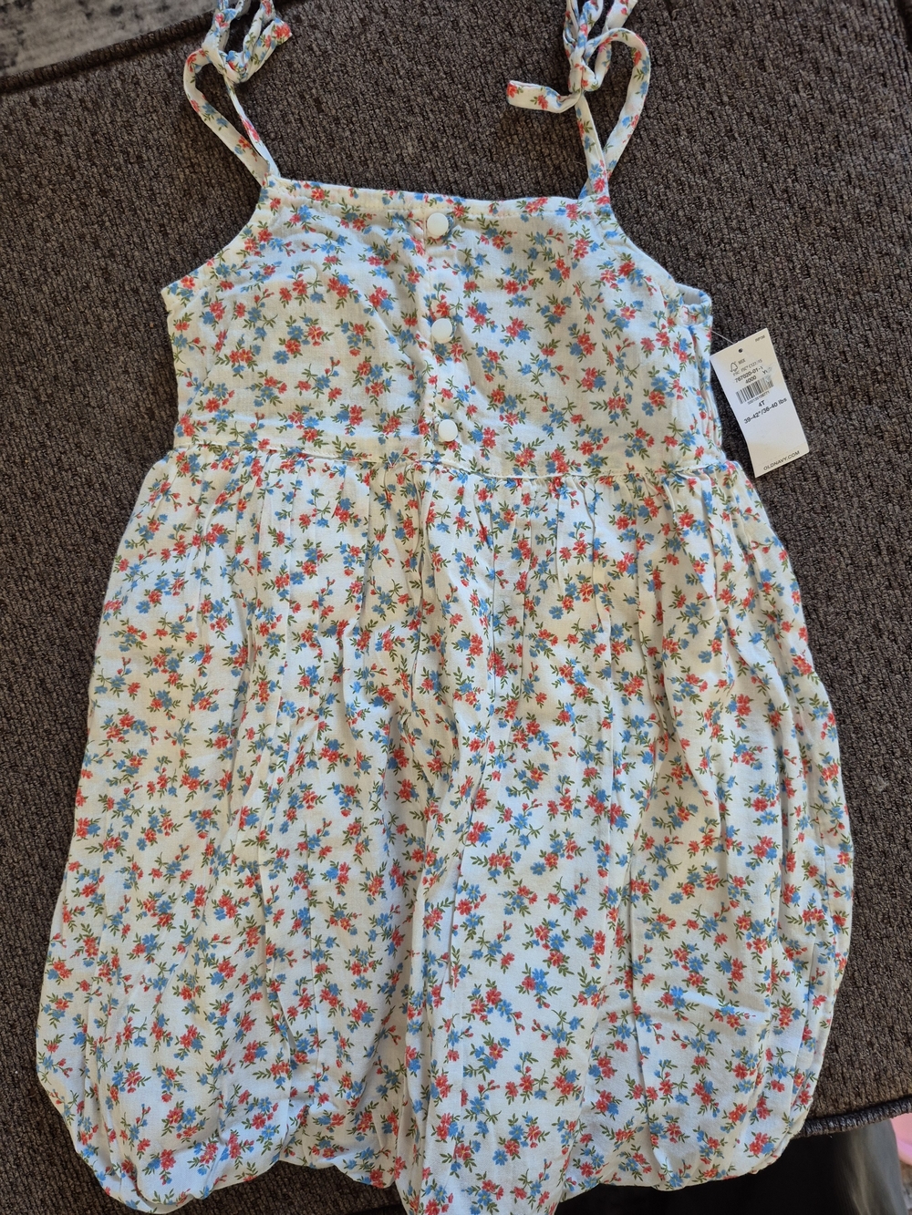 Old Navy Printed Floral Bubble Sundress